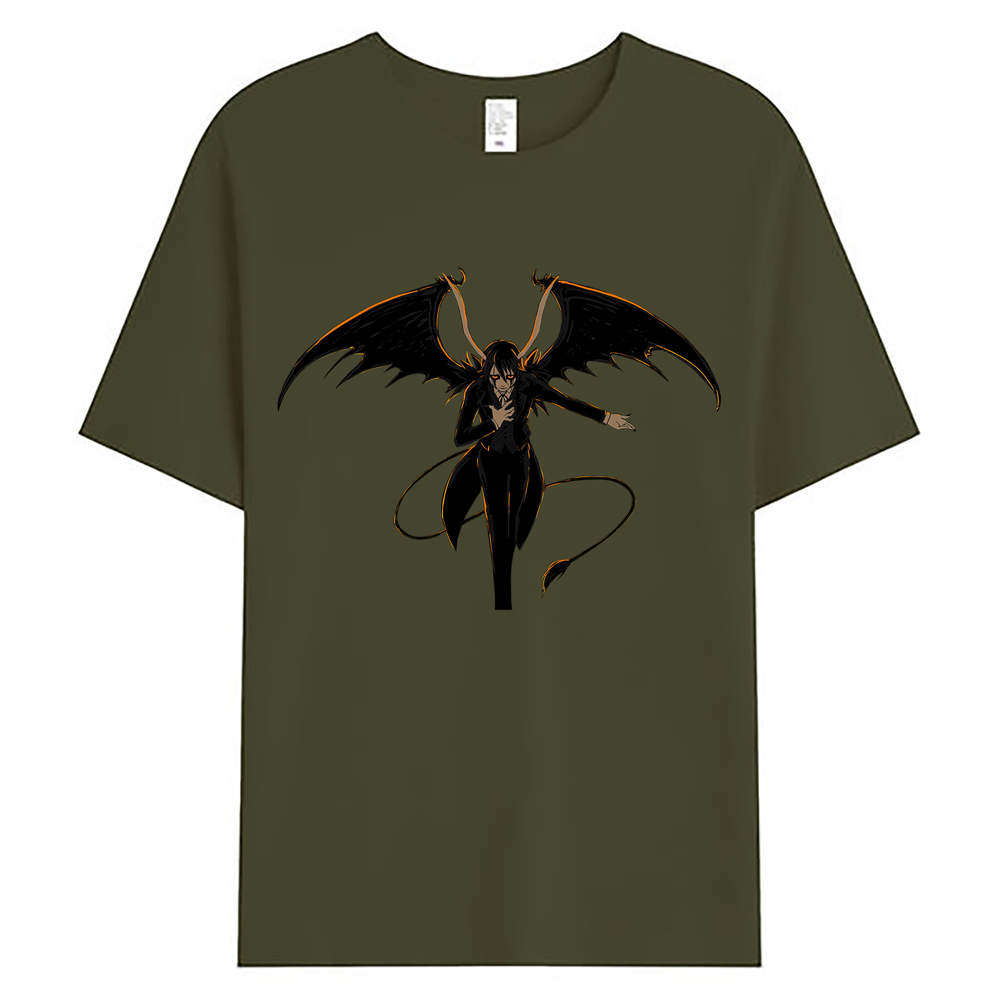 （画像用） ブリーチ ウルキオラ·シファー BLEACH Ulquiorra cifer 綿100％ メンズ半袖Tシャツ｜肌触りやわらか＆通気性